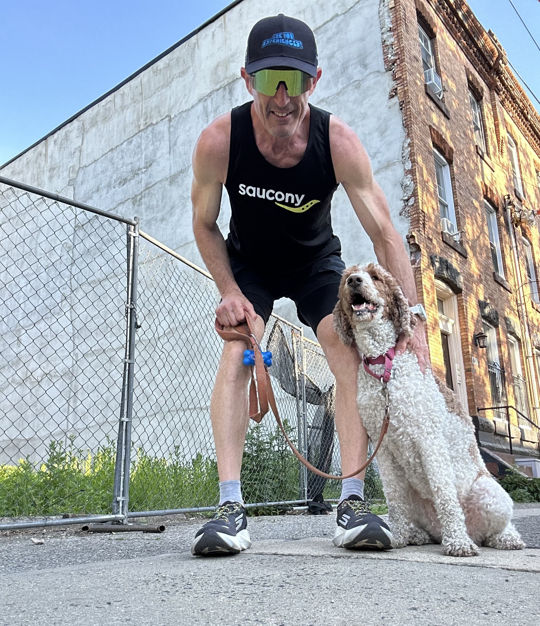 Bennett with his dog Princess
